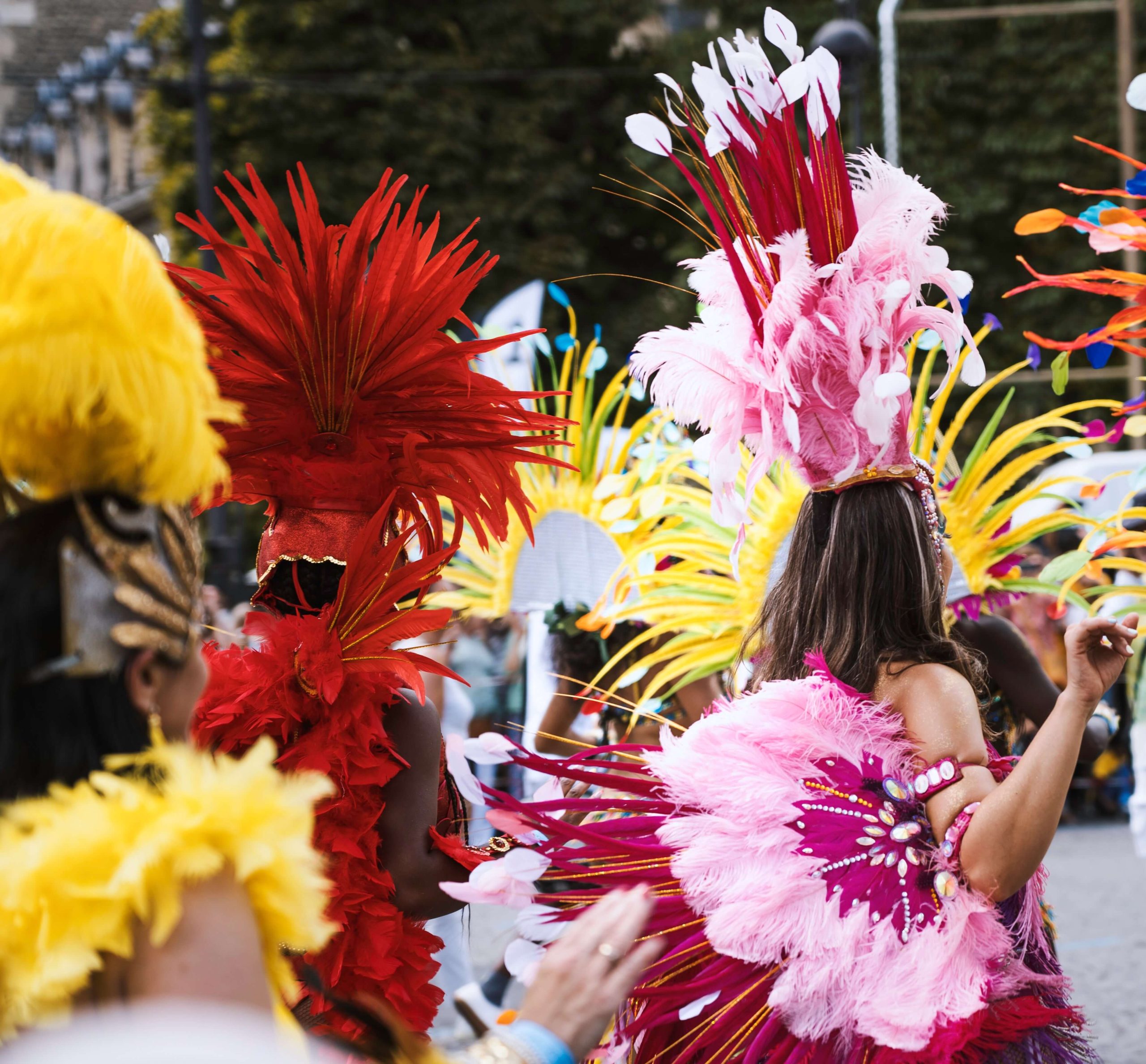 A photo of the carnival in madeira island