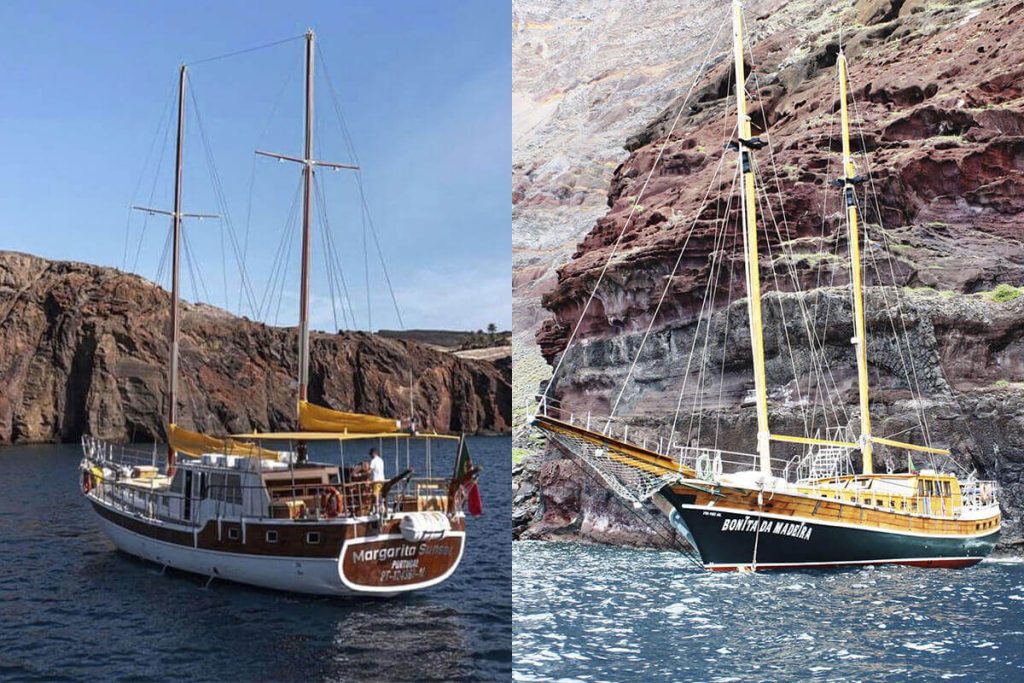 wooden gulet boat madeira