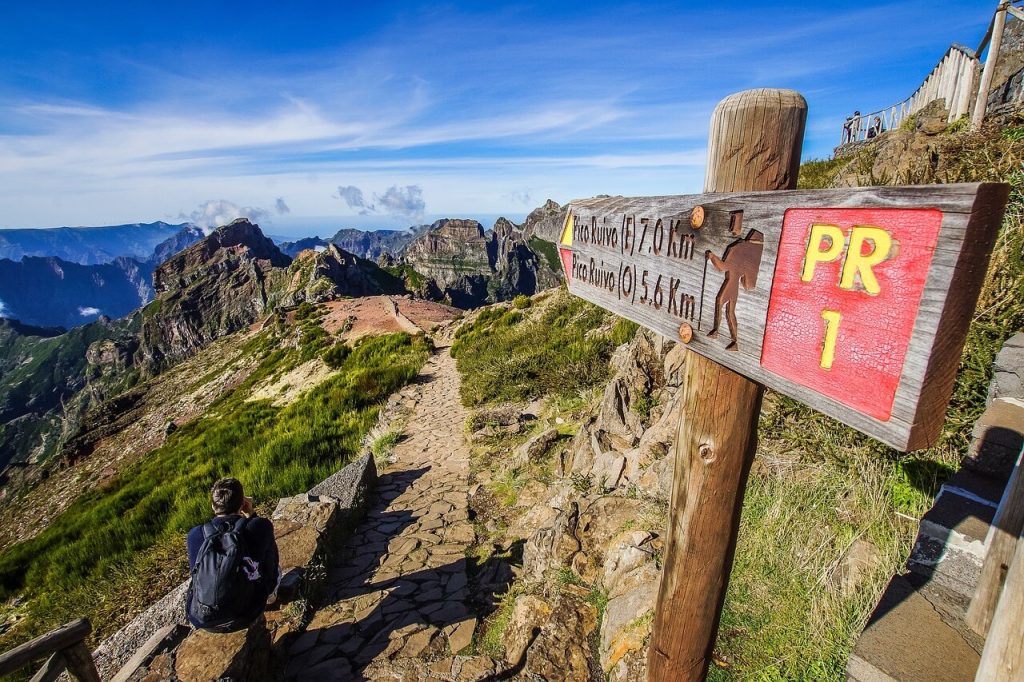 hike trail madeira island